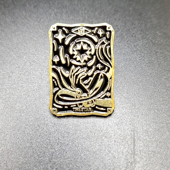 The star tarot card pin alloy stick pin wearable art accessories mag… - Picture 1 of 3
